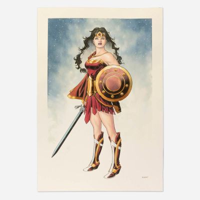Mike McKone, Wonder Woman Color Illustration (DC Comics) | Landry Pop Auctions