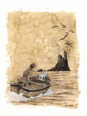 Christophe Chabouté | 2024 - Tintin | Huberty Breyne Gallery