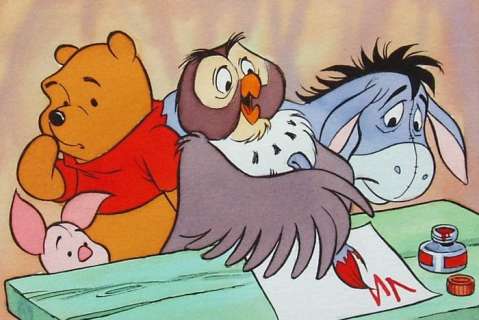 Walt Disney Studios | 5 Original pages in colour  - Winnie the Pooh  - (1990s) | Catawiki