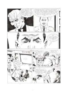 Roberto de Angelis | Nathan Never n. 106 - 3x R.De Angelis - Tavola Originale "Il patto" - Page volante - Exemplaire unique - (2000) | Catawiki