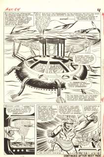 Carl Burgos, Paul Reinman - Tales to astonish #64 p. 4 - attuma captures wasp - 1965