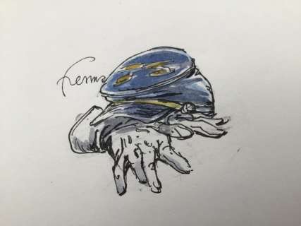 Hermann | Hermann - Dessin original couleur - Duke T4 - 4ème de couverture - (2020) | Catawiki