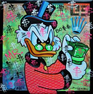 Brisan Gabriel(1967) | Brisan Gabriel (1967) - Conceptual Tribute Art - "Rich Duck" (2021) | Catawiki