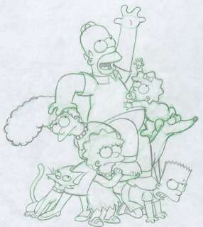 Bill Morrison | The Simpsons - Movie poster original sketch - (2007) | Catawiki