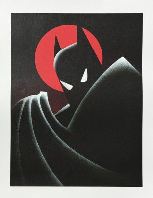 John Calmette!! | Batman: The Animated Series Promo 16x20 Canvas - Already Signed | Clan McDonald Comics