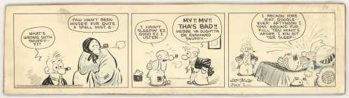 Billy Debeck | DeBeck - BARNEY GOOGLE, Daily Strip (07/01/1935) | Russ Cochran