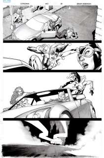 Ibraim Roberson - Catwoman #83 P 9 (Super Sexy Catwoman, Harley Quinn, Poison Ivy!) 2009