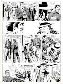 Mitton, Jean-Yves | Mitton, Jean-Yves - Originele pagina - Bloed en Stilte 5 - De zeven pijlers - (1991) | Catawiki