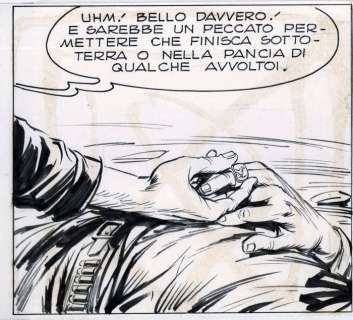 Aurelio Galleppini | Tex - GALEP vignetta sostituita RARA - Page volante - Exemplaire unique | Catawiki