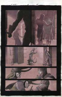 Esad Ribic - Loki #2 p. 14 - loki manhandles balder - 2004