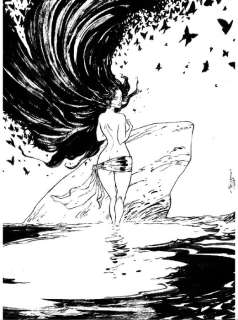 Bingono, Brice | Original drawing  - D’écume et de sang | Catawiki