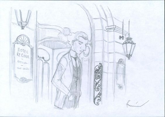 DESSIN ORIGINAL POUR COMME PAR HASARD PAR CYRIL BONIN - ILLUSTRATION N°1 | Pulp’s