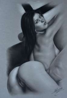 Prenzel, Denis | Denis Prenzel - Original drawing - Pin-up Corinna - Size: 29,7 x 42 cm. - (2022) | Catawiki