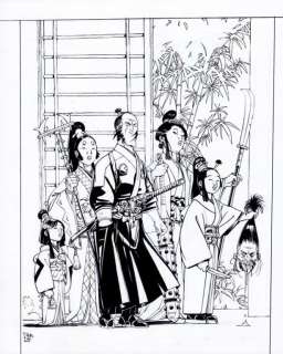 Hub. Illustration originale Okko | BDEnchères