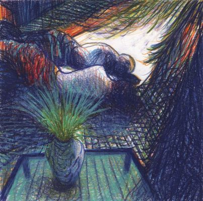 Lorenzo Mattotti | Rituali Intimi Aprile III, 2020 | Philippe Labaune Gallery