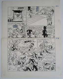 Berck - | Berck - Originele pagina (p.11) Pechvogel 1 - Pechvogel en de groene tijger - (1962) | Catawiki