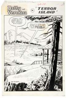 â€œBETTY AND VERONICA SUMMER FUNâ€ #23 COMIC BOOK ORIGINAL ART LOT. | Hake’s