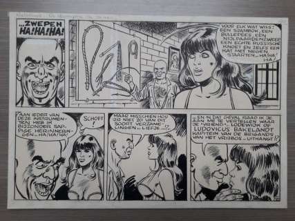 Leemans, Hec | Leemans, Hec - Originele, halve pagina - Bakelandt 3 - De gevangene van Wijnendale | Catawiki