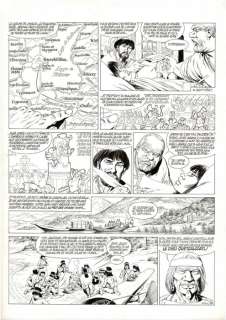 Mitton, Jean-Yves | Mitton, Jean-Yves - Originele pagina - Quetzalcoatl 4 - De god van de Caraïben - (2003) | Catawiki