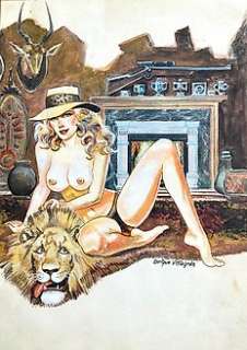 Enrique Villagran | Enrique Villagran - Illustrazione originale - Page volante | Catawiki