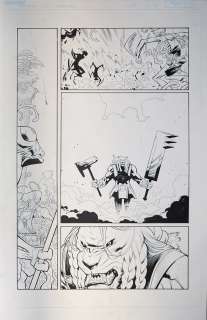 Ryan Ottley / Cliff Rathburn - Invincibles #115 p.3 Pencils and Inks on Two Boards (Both Included) 2014