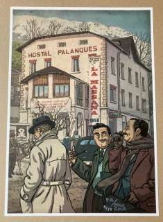 Paco Roca | Lámina firmada a mano por Paco Roca. Prueba de Autor Cartel Festival de la Massana Comic | Yojimbo Cómics