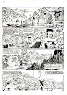 Mitton, Jean-Yves | Mitton, Jean-Yves - Originele pagina - Quetzalcoatl 5 - De hoer en de Conquistador - (2003) | Catawiki