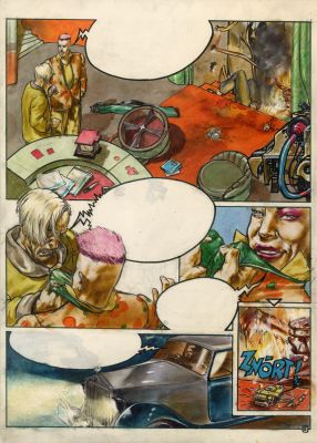 Tanino Liberatore | Planche originale 15 de Ranxerox 3. Amen ! | Galerie Barbier