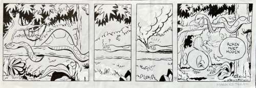 Retera, Mark | Retera, Mark - Originele strook (niet in album gepubliceerd) - Dirkjan - ’Roken moet mogen’ - (1996) | Catawiki