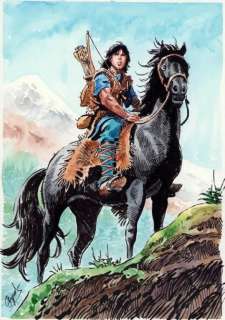 Surzhenko Illustration originale Mondes de Thorgal | BDEnchères