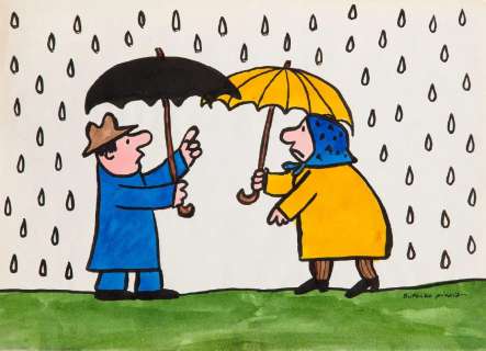 Bohdan Butenko (b. 1931) Gadu gadu, illustration for | Desa Unicum