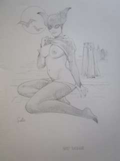 Leone Frollo | Catwoman - Dessin original - Format: 24 x 32 cm. | Catawiki