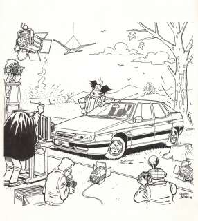 Bédu | Les Psy, illustration Ã  l’encre de Chine et Ã… | Millon