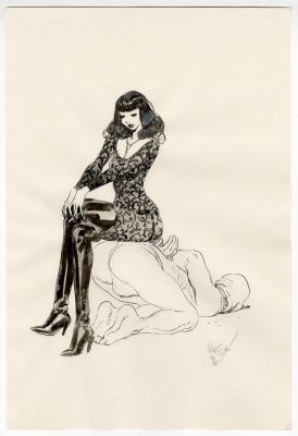 Vince | NYMPHES – Dessin original 56 | Galerie Barbier