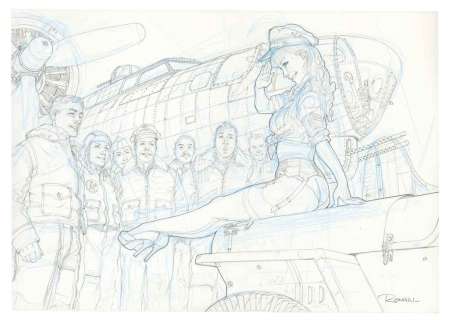 Romain Hugault - PIN UP WINGS T3, PAQUET 2013