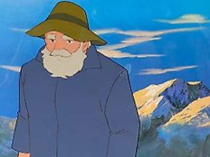 Isao Takahata | Heidi, Girl of the Alps (1974) - Original animation cel of Alm-Ohi | Catawiki