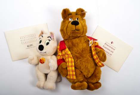 Marten Toonder - Steiff dolls Heer Bommel en Tom Poes | Zwiggelaar Auctions