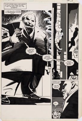 Klaus Janson | Daredevil #185: Guts - Page 13, Marvel Comics Penciler: Klaus Janson - Inker: Klaus Janson, 1982 | Philippe Labaune Gallery