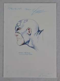 Mark Texeira | Mark Texeira - Original sketch - Captain America - Formaat 31 x 22 cm - met certificaat - (2012) | Catawiki