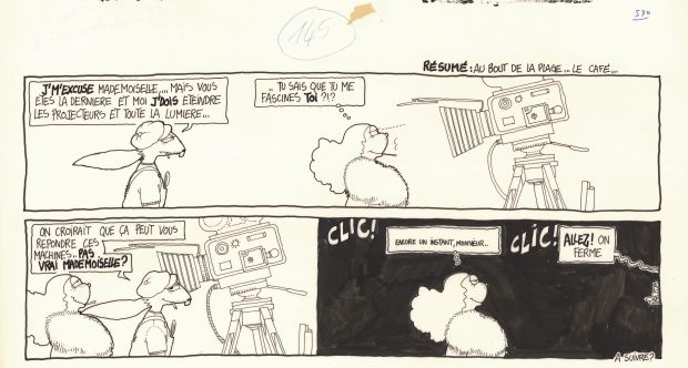 Régis Franc | 1989 - Le café de la plage | Huberty Breyne Gallery