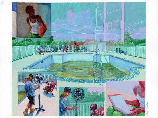 Elene Usdin | Detroit Roma – Planche originale 14 | Galerie Barbier