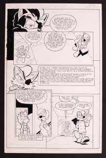Original Art from Sonic the Hedgehog #178 (2007), Page 7 Pencils by Tracy Yardley, Inks by Jim Amash | mycomicshop.com