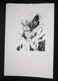 Derec Donovan - raza star jammer card art - signed overpower trading card game