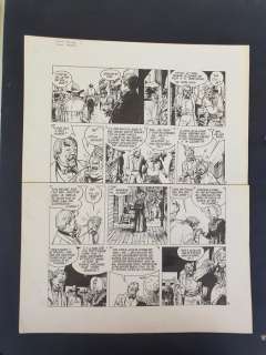 Franz (Franz Drappier) | Jerry Spring T22 - Planche originale (p.17) - Colère Apache - (1990) | Catawiki