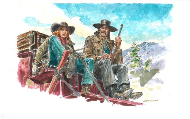 Lot 98 - LAMONTAGNE né en 1961. Wild West. Calamity Jane. | HVMC