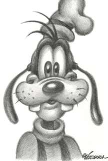 Joan Vizcarra | Goofy Portrait - Original Drawing - Joan Vizcarra - Pencil Art - Original Artwork | Catawiki