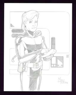 Jeff Moy - Brainiac 5 Sketch by Jeff Moy