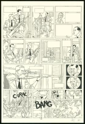 Jean-Christophe Thibert | Planche originale n°21 - Il faut sauver Hitler - Kaplan & Masson | Daniel Maghen