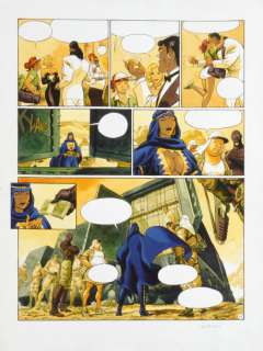 Marini, Enrico | GIPSY. TOME 5. L’AILE BLANCHE. Encre de Chine et aquarelle | Coutau Bégarie