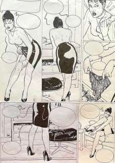 Duvet, Xavier | Xavier Duvet - Original page - Discipline - Formaat: 30 x 42 cm. - (1996) | Catawiki